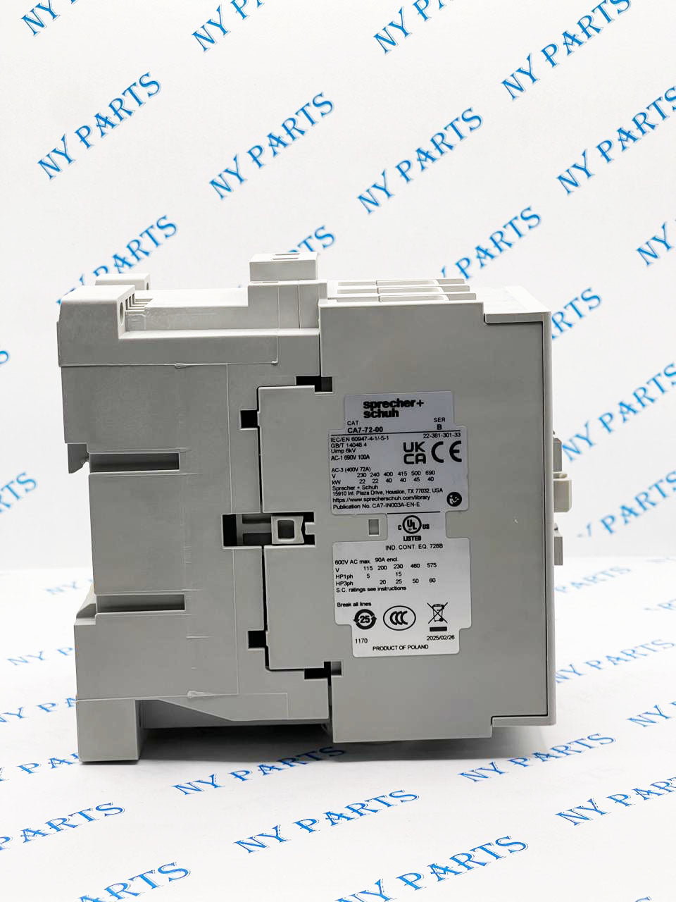 Sprecher + Schuh Contactor CA7-72-00-120