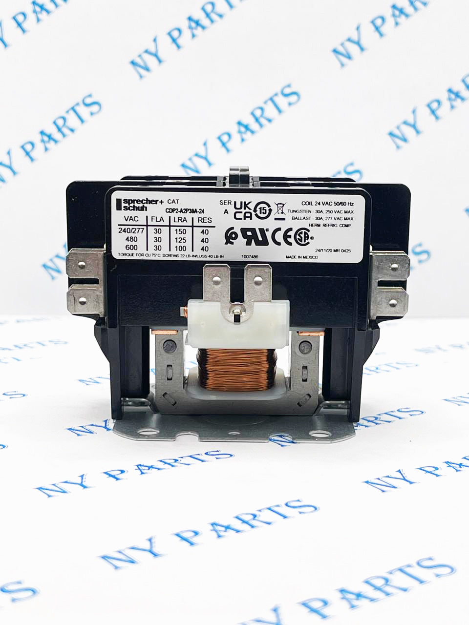 Sprecher + Schuh Contactor CDP2-A2P30A-24