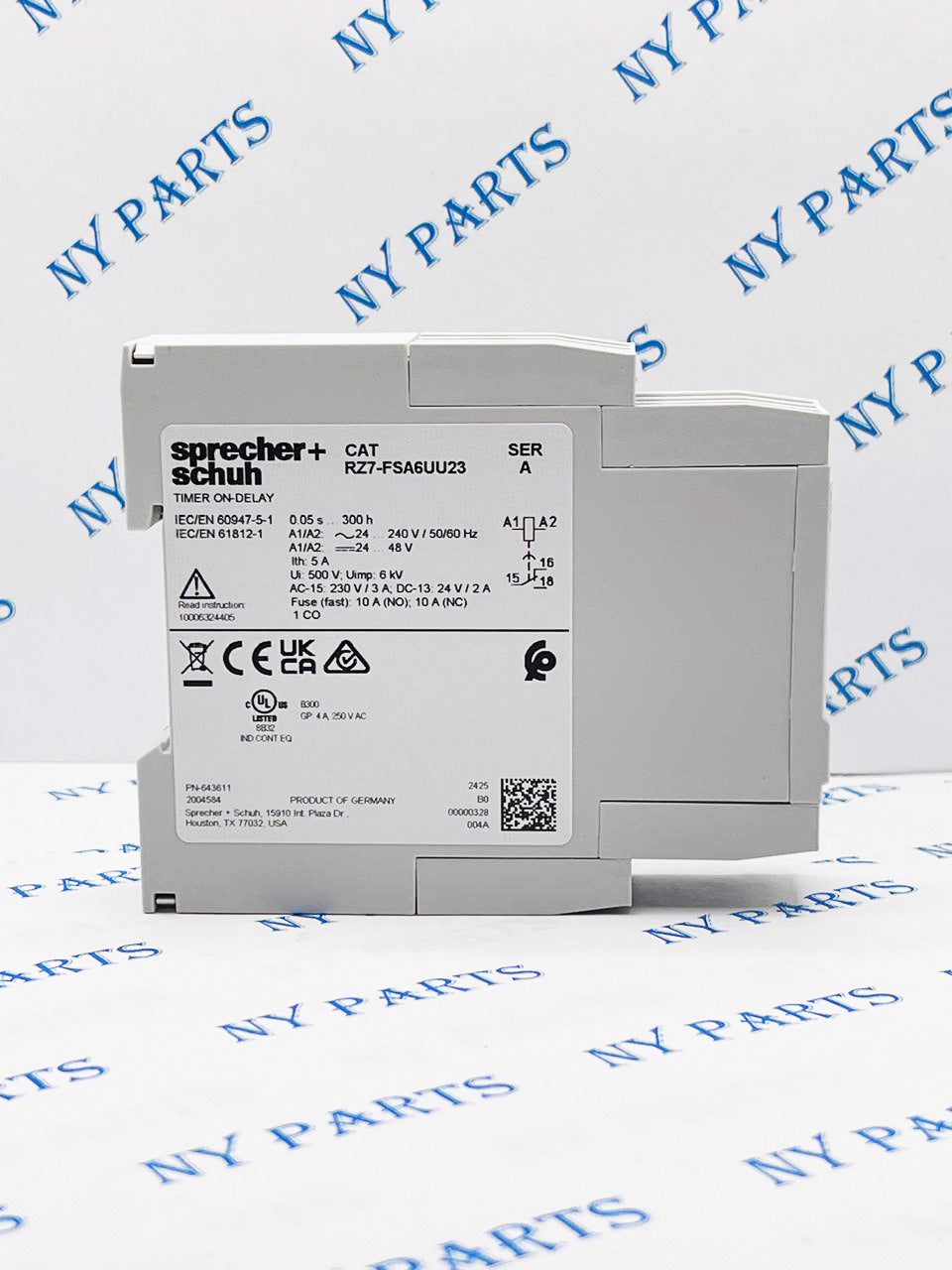 Sprecher + Schuh Timing Relay RZ7-FSA6UU23