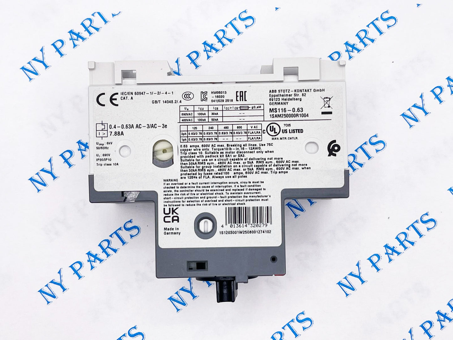 ABB Contactor MS116-0.63