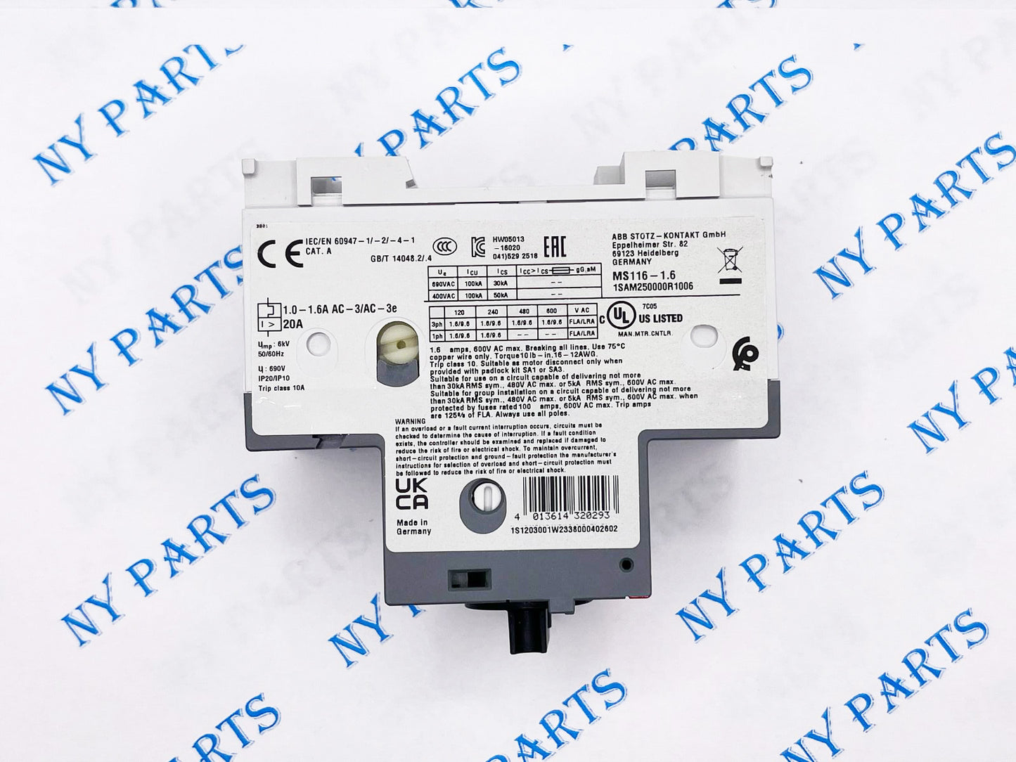 ABB Contactor MS116-1.6
