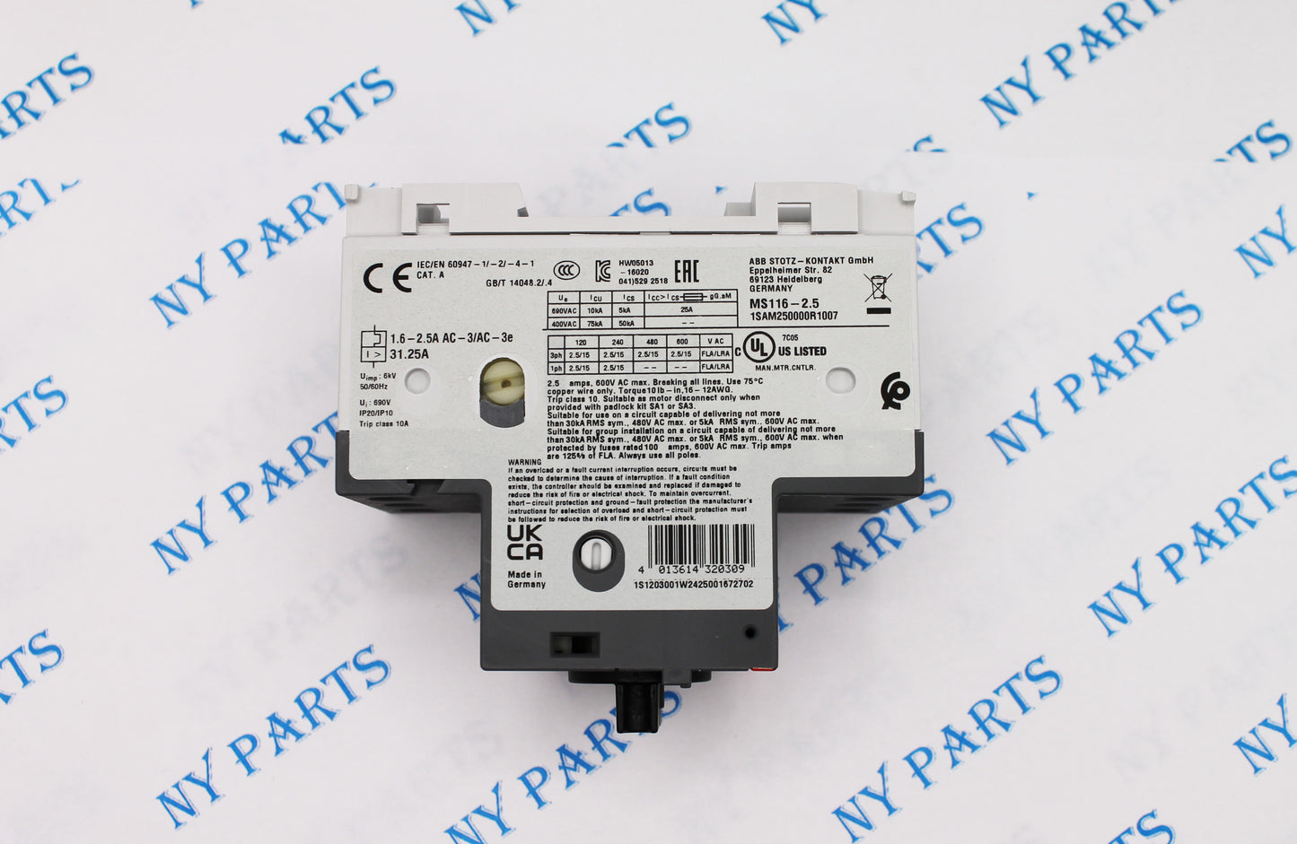 ABB Contactor MS116-2.5