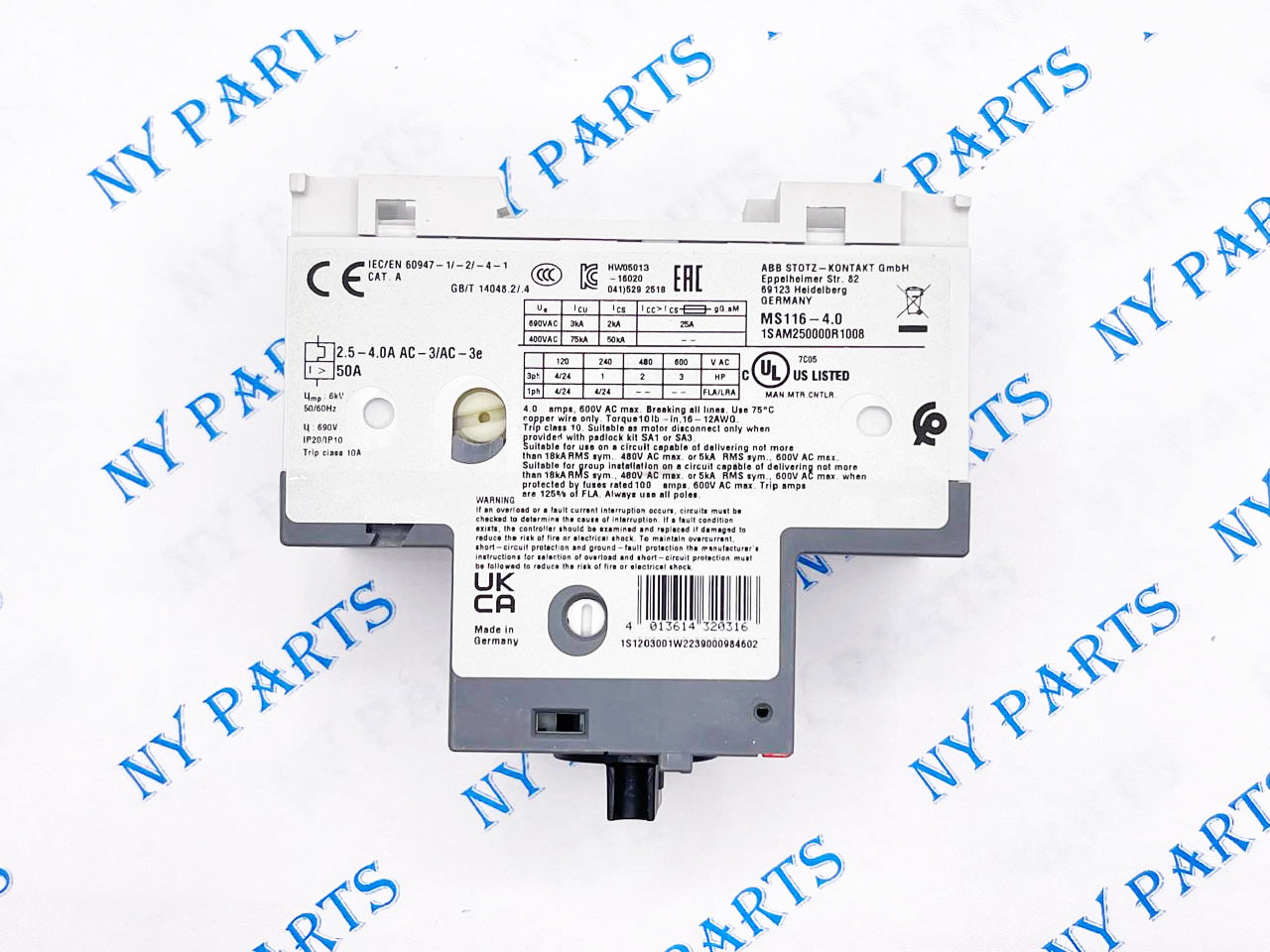 ABB Contactor MS116-4.0