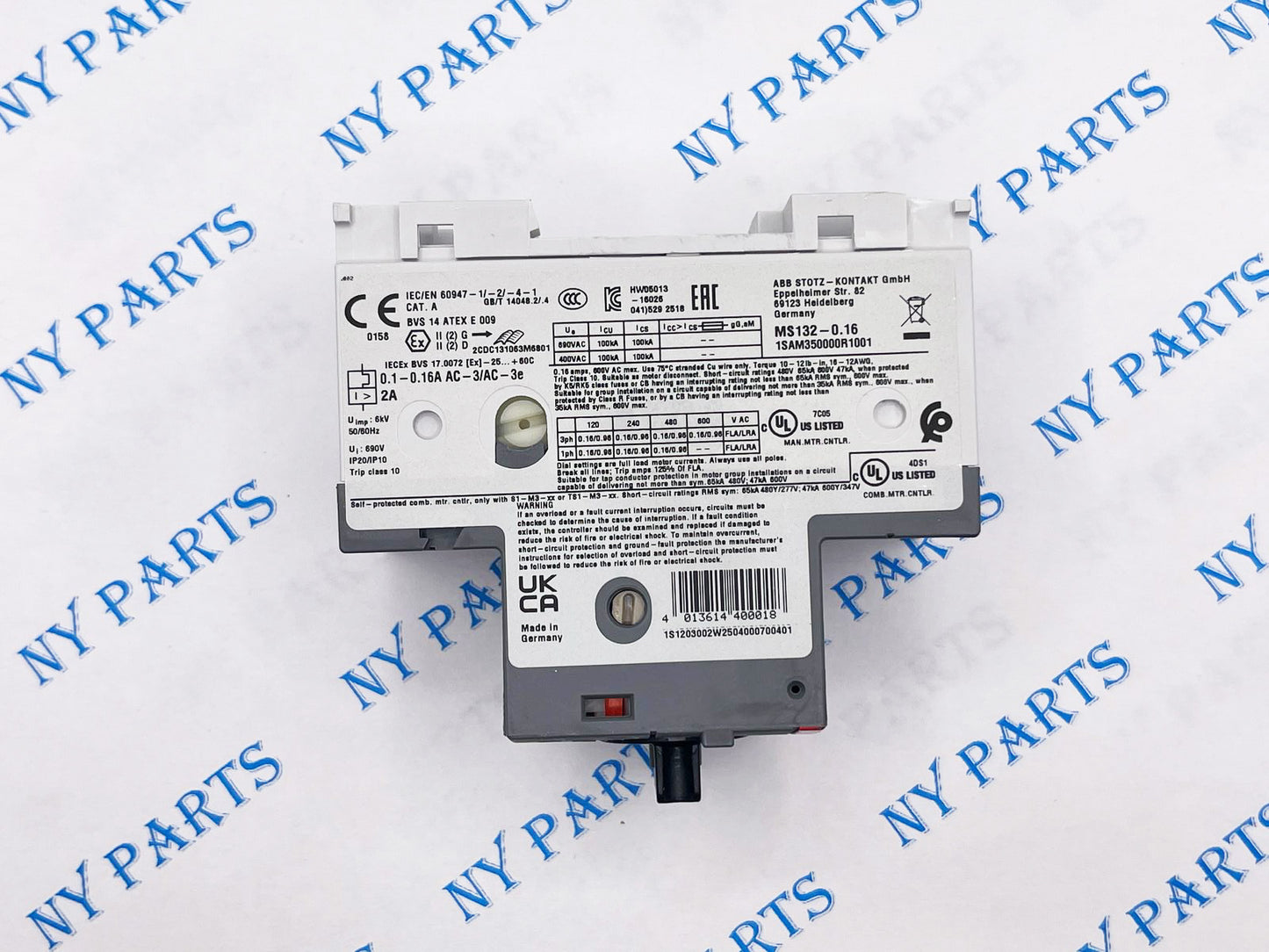 ABB Contactor MS132-0.16