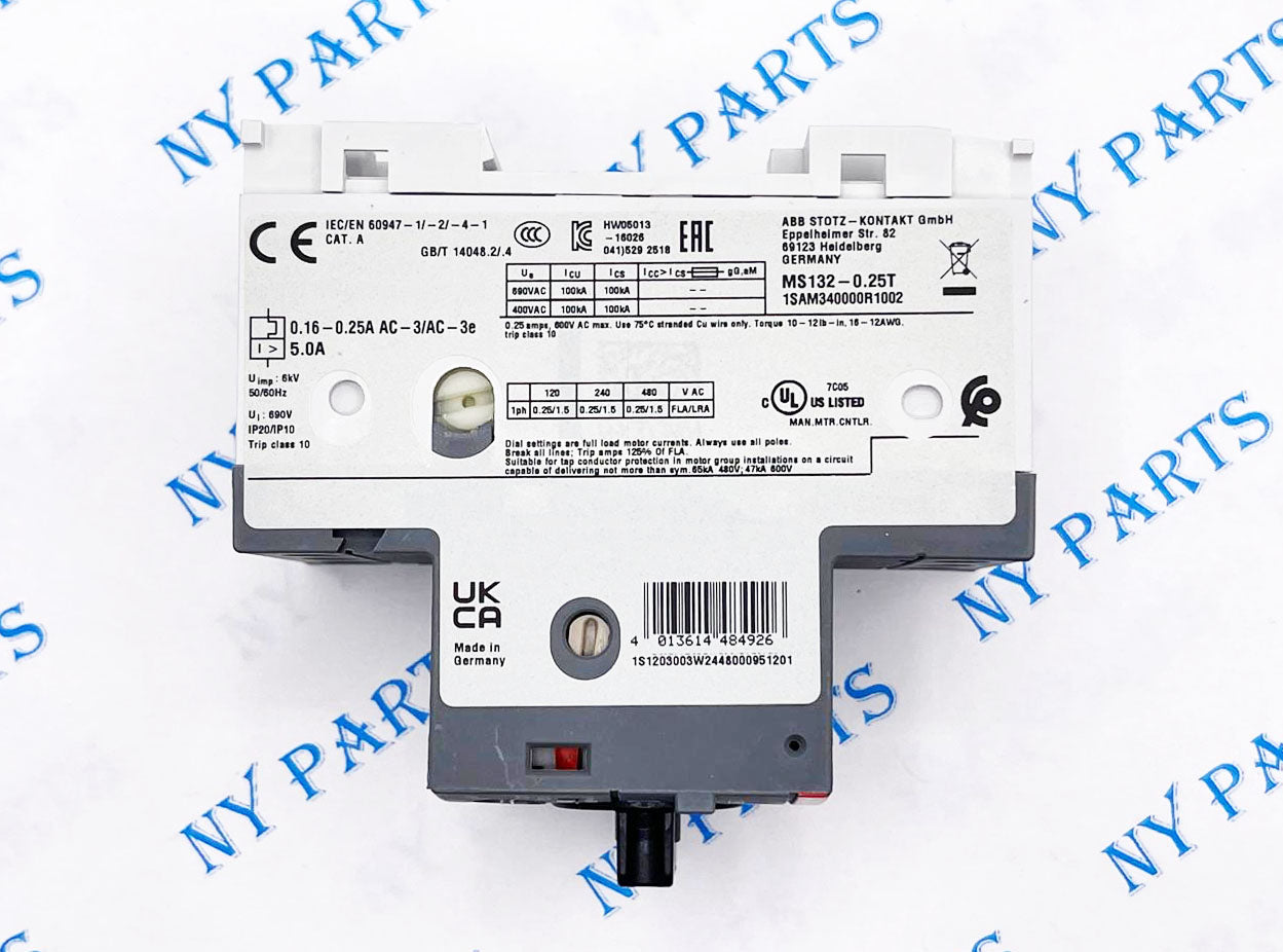 ABB Contactor & Starter MS132-0.25T