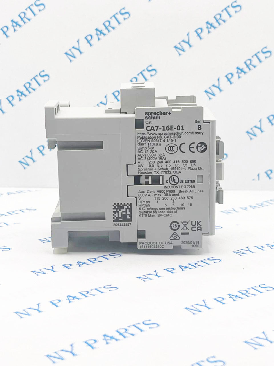 Sprecher + Schuh Contactor CA7-16E-01-24E