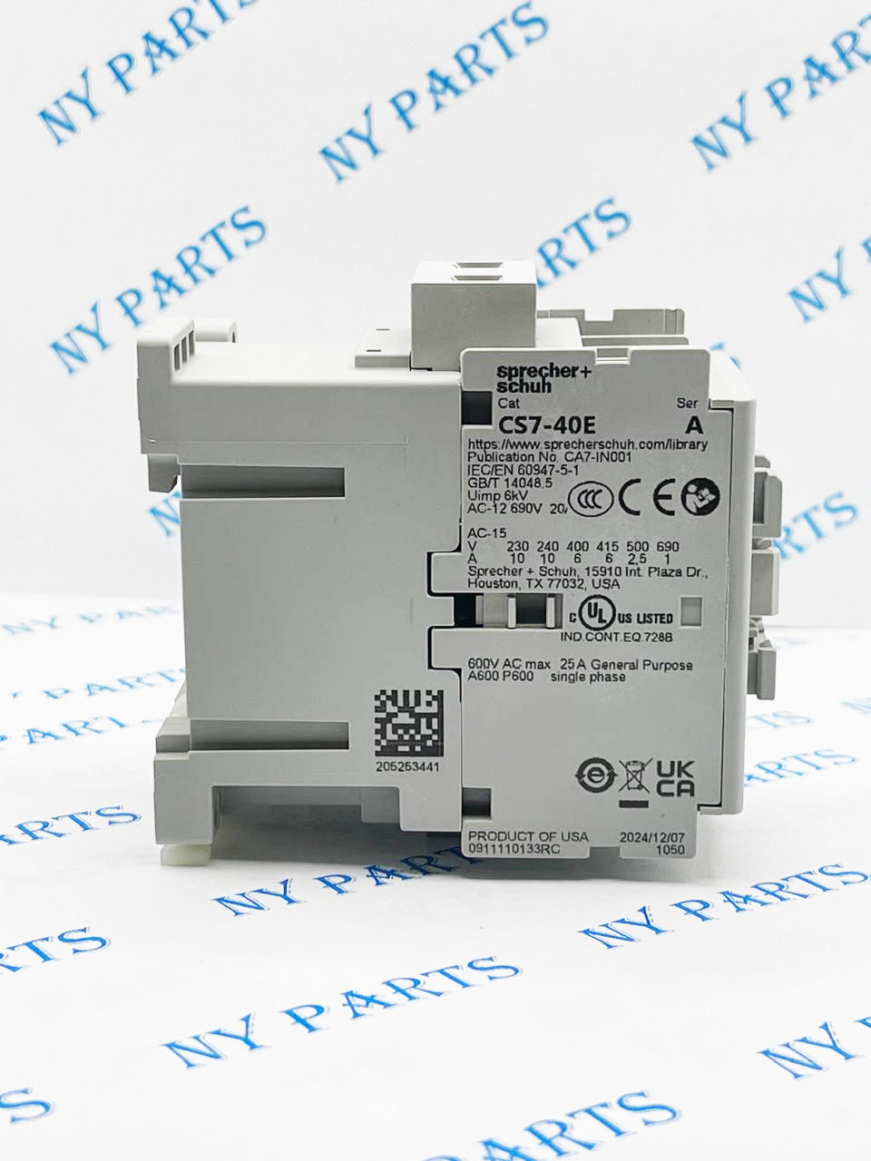 Sprecher + Schuh Control Relay CS7-40E-480